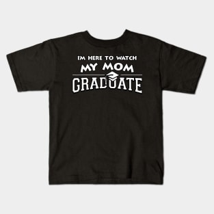 My Mom Graduated Matching Family Graduation Party Kids T-Shirt